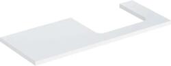 Geberit One mosdópult jobb oldali kivágással 120x47 cm, pultra ültethető mosdóhoz, magasfényű fehér 505.325. 00.1 (505.325.00.1) - szaniteresklimacenter