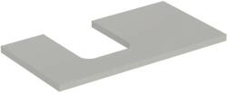 Geberit One mosdópult bal oldali kivágással 90x47 cm, pultra ültethető tálformájú mosdóhoz, matt greige 505.293. 00.7 (505.293.00.7) - szaniteresklimacenter