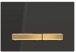 Geberit Sigma50 nyomólalap, sárgaréz/fekete 115.672. DW. 2 (115.672.DW.2)