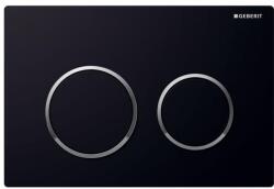 Geberit Omega20 nyomólap fekete fényes króm 115.085. KM. 1 (115.085.KM.1)