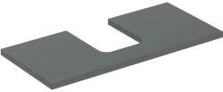 Geberit One mosdópult középső kivágással, pultra ültethető tálformájú mosdóhoz 105x47 cm, matt láva 505.274. 00.3 (505.274.00.3) - szaniteresklimacenter