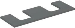 Geberit One mosdópult kivágással, két pultra ültethető tálformájú mosdóhoz 135x47 cm, matt láva 505.276. 00.3 (505.276.00.3) - szaniteresklimacenter