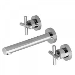 TRES Max-Tres falba építhető keverőcsaptelep mosdóhoz 250 mm-es kifolyóval 163151 (163151)