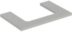 Geberit One mosdópult középső kivágással, pultra ültethető mosdóhoz 75x47 cm, matt greige 505.282. 00.7 (505.282.00.7) - szaniteresklimacenter