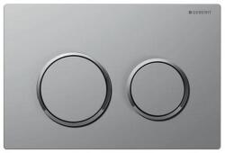 Geberit Omega20 kétmennyiséges öblítésű működtető nyomólap matt króm easy-to-clean bevonattal, fényes króm 115.085. JQ. 1 (115.085.JQ.1)