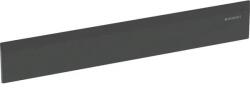 Geberit műanyag burkolatú takarólap falsík alatti összefolyóhoz, matt fekete 154.335. 14.1 (154.335.14.1)
