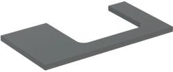 Geberit One mosdópult jobb oldali kivágással 90x47 cm, pultra ültethető mosdóhoz, matt láva 505.323. 00.3 (505.323.00.3) - szaniteresklimacenter