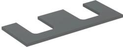 Geberit One mosdópult kivágással, két pultra ültethető tálformájú mosdóhoz 120x47 cm, matt láva 505.335. 00.3 (505.335.00.3) - szaniteresklimacenter