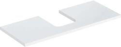 Geberit One mosdópult középső kivágással, pultra ültethető tálformájú mosdóhoz 120x47 cm, magasfényű fehér 505.275. 00.1 (505.275.00.1) - szaniteresklimacenter