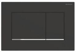 Geberit Sigma 30 működtető nyomólap, kétmennyiséges matt fekete/fényes króm 115.883. 14.1 (115883141) (115.883.14.1)