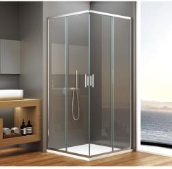 SAPHO BRUCKNER BORG szögletes zuhanykabin, 800x800x1950mm, transzparent üveg (751.180. 1) (751.180.1)