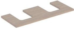 Geberit One mosdópult kivágással, két pultra ültethető tálformájú mosdóhoz 120x47 cm, tölgy 505.335. 00.5 (505.335.00.5) - szaniteresklimacenter