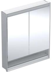 Geberit One tükrös szekrény polccal és ComfortLight világítással 75 cm, eloxált alumínium 505.822. 00.1 (505.822.00.1)