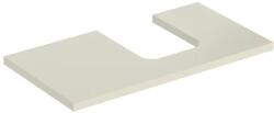 Geberit One mosdópult jobb oldali kivágással 90x47 cm, pultra ültethető tálformájú mosdóhoz, magasfényű homokszürke 505.313. 00.4 (505.313.00.4) - szaniteresklimacenter