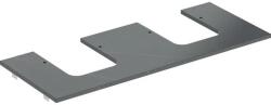Geberit One márványhatású mosdópult két oldali kivágással, pultra ültethető tálformájú mosdóhoz 120x47 cm, matt fekete 505.175. 00.2 (505.175.00.2) - szaniteresklimacenter