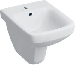 Geberit Selnova Compact szögletes fali bidé 35x48 cm, rövidített kivitel, túlfolyóval 500.272. 01.7 (500.272.01.7)