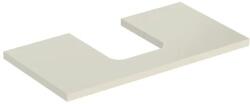 Geberit One mosdópult középső kivágással, pultra ültethető tálformájú mosdóhoz 90x47 cm, magasfényű homokszürke 505.273. 00.4 (505.273.00.4) - szaniteresklimacenter