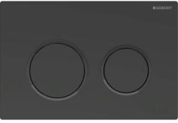 Geberit Omega20 működtetőlap 2 mennyiséges öblítéshez, easy-to-clean, matt fekete/fekete 115.085. 16.1 (115.085.16.1) - szaniteresklimacenter