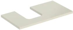 Geberit One mosdópult bal oldali kivágással 90x47 cm, pultra ültethető tálformájú mosdóhoz, magasfényű homokszürke 505.293. 00.4 (505.293.00.4) - szaniteresklimacenter