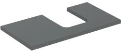 Geberit One mosdópult jobb oldali kivágással 90x47 cm, pultra ültethető tálformájú mosdóhoz, matt láva 505.313. 00.3 (505.313.00.3) - szaniteresklimacenter