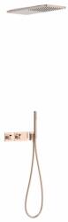 TRES Loft Colors termosztátos falba építhető zuhanyrendszer rózsa arany 20735202OP (20735202OP)