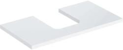 Geberit One mosdópult középső kivágással, pultra ültethető tálformájú mosdóhoz 90x47 cm, magasfényű fehér 505.273. 00.1 (505.273.00.1) - szaniteresklimacenter