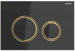 Geberit Sigma21 nyomólalap, sárgaréz/fekete 115.652. SJ. 1 (115.652.SJ.1)