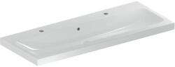 Geberit iCon Light mosdó, 120x48cm, csaplyuk bal és jobb oldalon, túlfolyóval, fehér (501.837. 00.1) (501.837.00.1)