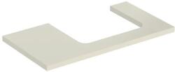 Geberit One mosdópult jobb oldali kivágással 90x47 cm, pultra ültethető mosdóhoz, magasfényű homokszürke 505.323. 00.4 (505.323.00.4) - szaniteresklimacenter