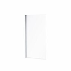 Geberit GEO egyrészes kádparaván 80x150 cm átlátszó üveggel, Reflex bevonat, ezüst profil 560.118. 00.2 (560.118.00.2)