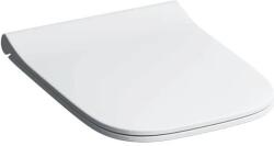 Geberit Smyle Square WC-ülőke, keskeny design, sandwich kivitelű, lecsapódásgátlós, rögzítés felülről (500.240. 01.1) (500.240.01.1)