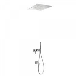 TRES 3V falba építhető egykaros 3 utas zuhanyrendszer kádkifolyóval CHROMOTHERAPY 21027306 (21027306)