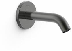 TRES fali kifolyócső csiszolt metál fekete 26218004KMB (26218004KMB)