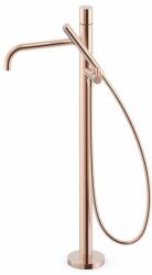 TRES Study Exclusive padlón álló egy fogantyús kádcsaptelep kézi zuhannyal rózsa arany 26247002OP (26247002OP)
