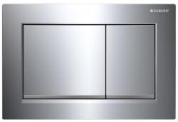 Geberit Omega30 kétmennyiséges öblítésű működtető nyomólap magasfényű krómozott / matt króm / magasfényű krómozott115.080. KH. 1 (115.080.KH.1) - szaniteresklimacenter