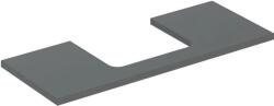 Geberit One mosdópult középső kivágással, pultra ültethető mosdóhoz 120x47 cm, matt láva 505.285. 00.3 (505.285.00.3) - szaniteresklimacenter