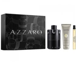 Azzaro A Legjobban Vágyott Intense Ajándékcsomag Férfiaknak 100 ml EDP + 10 ml EDP + 75 ml tusfürdő