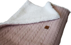 PetitLaMisska Fontott mintás sherpa téli takaró több színben (210359)