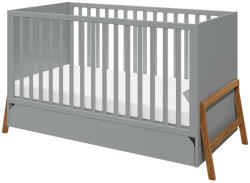 Bellamy Lotte szürke kiságy fiókkal 70x140cm (380590)