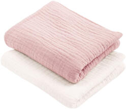 ColorStories Muszlin textilpelenka 2 db - pink és krém (739407)