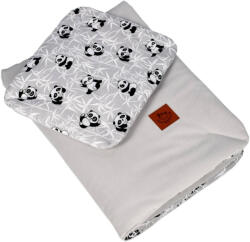 Bársony&pamut ágyneműszett 75x100cm - panda (958425)
