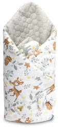 Kétoldalas babapólya - erdei kalandok - szürke (309075)