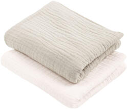 ColorStories Muszlin textilpelenka 2 db - bézs és krém (596357)