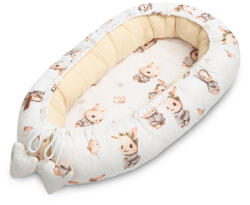  Muszlin babafészek - bézs nyuszi (181354)