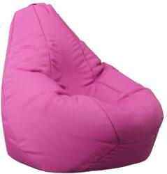 PUFRELAX Пуф, круша, 220л. , Nirvana Hobbit - Teteron Pink, За открито, Перящ се калъф, Пълнеж от Полистиролни перли (PUF-G-NH-TEX-PNK) - topmall