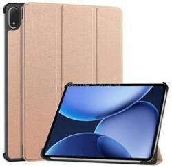 Gigapack OnePlus Pad 3 GIGAPACK Tok álló, bőr hatású aktív FLIP, asztali tartó, ROZÉARANY (GP-171807) (GP-171807)