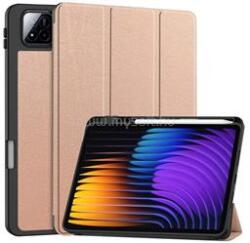 Gigapack Xiaomi Pad 8 Pro / Pad 8 / Pad 7 Pro GIGAPACK Tok álló, bőr hatású aktív FLIP, ceruza tartó, ROZÉARANY (GP-168363) (GP-168363)