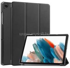 Gigapack Samsung Tab A9 LTE / Tab A9 WIFI GIGAPACK Tok álló, bőr hatású aktív FLIP, asztali tartó, FEKETE (GP-150662) (GP-150662)