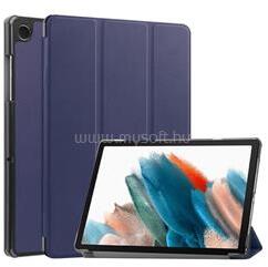 Gigapack Tok álló, bőr hatású (aktív FLIP, oldalra nyíló, TRIFOLD, asztali tartó) SÖTÉTKÉK (GP-150669) (GP-150669)