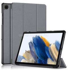 Gigapack Samsung Tab A11 Plus LTE / Tab A11 Plus WIFI GIGAPACK Tok álló, bőr hatású aktív FLIP, asztali tartó, SÖTÉTSZÜRKE (GP-150674) (GP-150674)